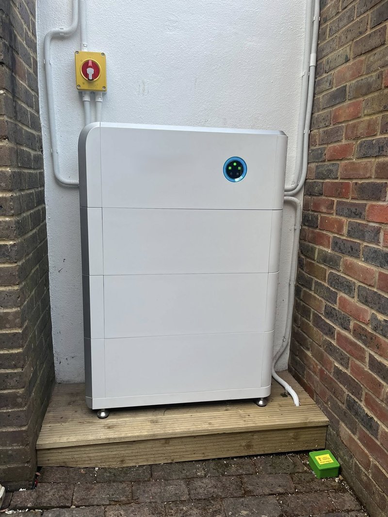 Home Reserve system in a small backyard installation